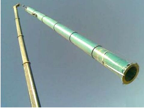 玻璃鋼煙囪施工現場