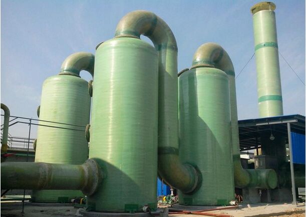 河北玻璃鋼脫硫塔成功案例